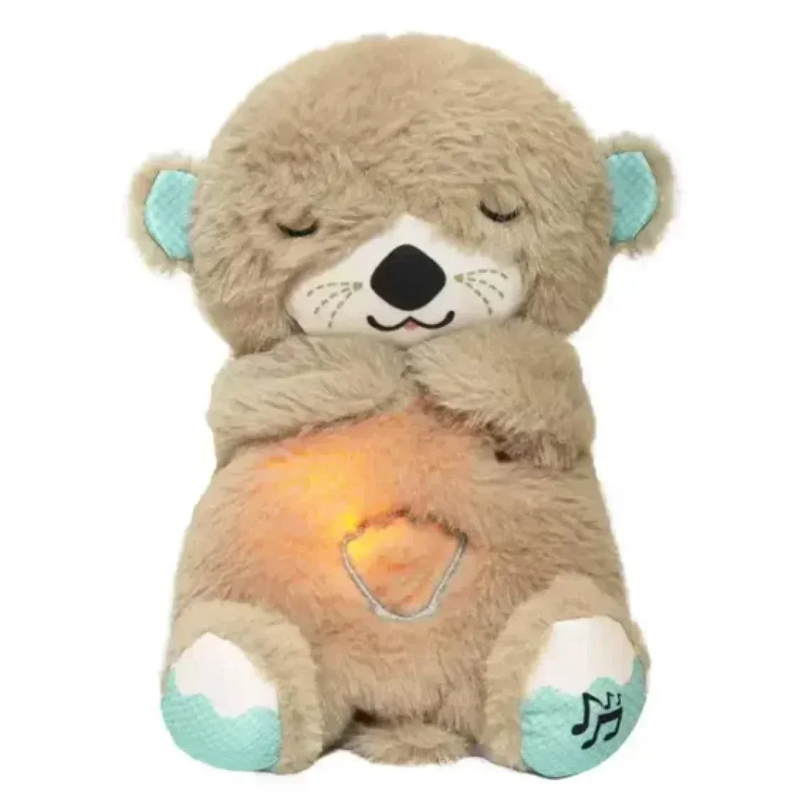 Breathing Otter Sleep and Playmate Otter Musical Stuffed Baby Plush Toy