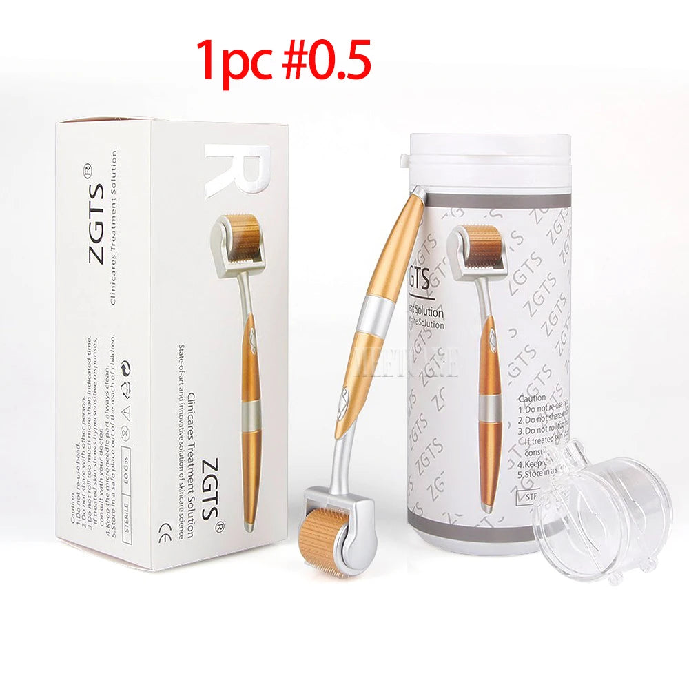 ZGTS 192 Needle Derma Roller - 0.25mm Microneedling for Face, Body, Scar & Stretch Mark Removal