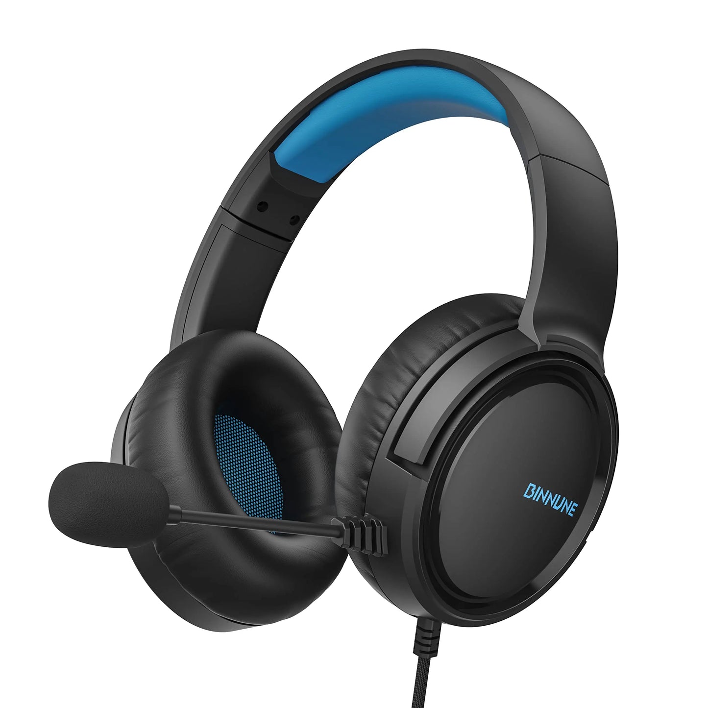 BINNUNE BG02 Gaming Headset with Mic for PS4/PS5/Xbox Series/One, PC, Switch Wired Gaming Headphones