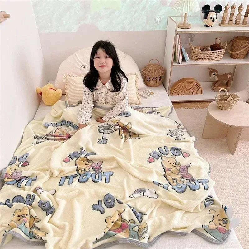 Disney Snowflake Plush Receiving Blanket