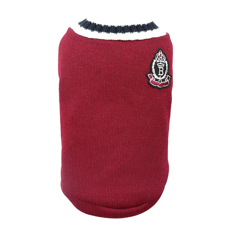 Pet Cat & Dog Christmas Sweater – Autumn/Winter Pullover for Small Dogs & Kittens