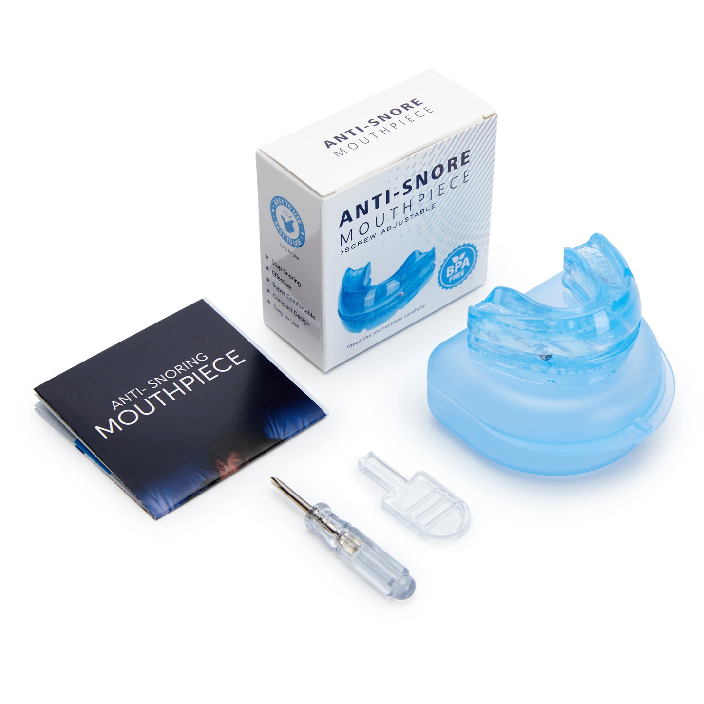 Anti Snore Bruxism Mouth Guard Sleep Aid Apnea Device