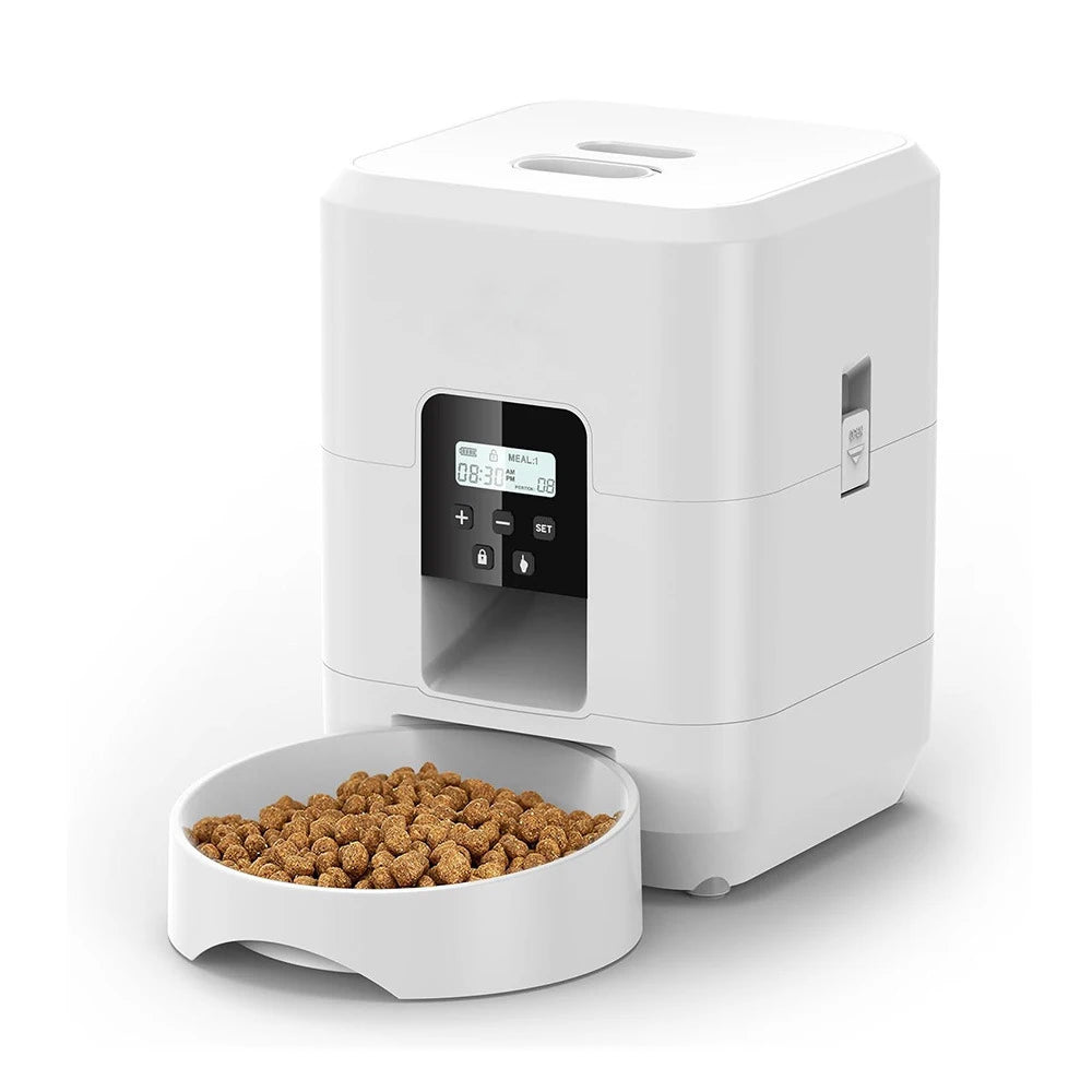 2L Smart Automatic Pet Feeder with Timer & WiFi App for Dogs & Cats