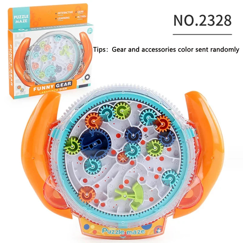 3D Puzzle Maze Cube & Magic UFO Stress Reliever Toys for Kids