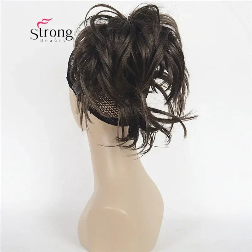 StrongBeauty 12" Clip-on Synthetic Ponytail Hair Extension with Jaw Claw