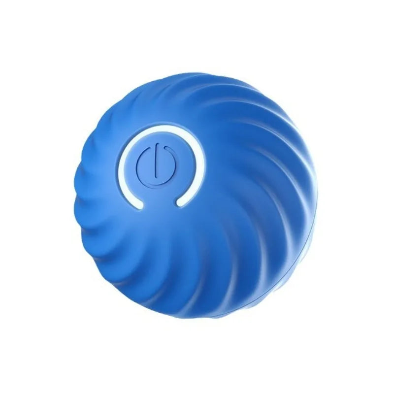 Automatic Moving Dog Toy Ball USB Rechargeable Jumping & Rotating Interactive Chew Toy for Puppies