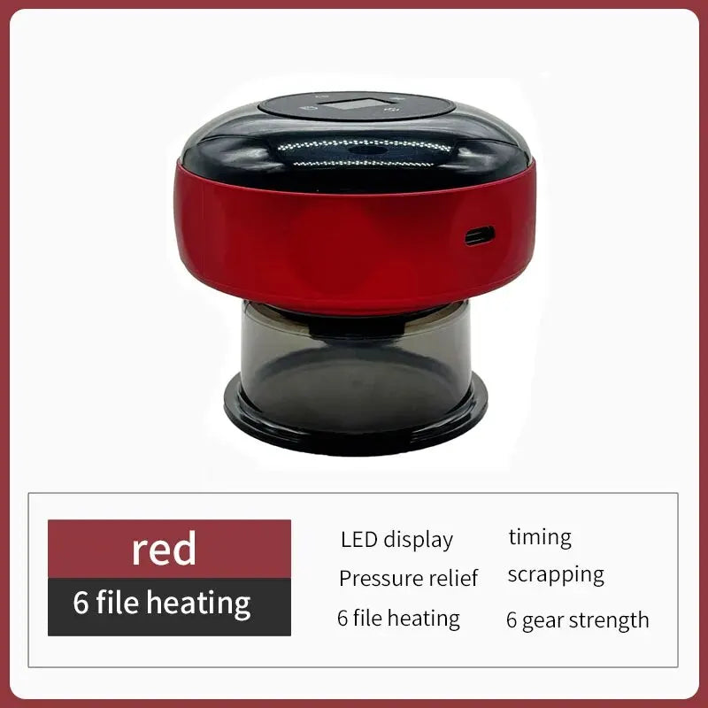 Smart Electric Vacuum Cupping Device Body Scraping Massager for Fatigue Relief & Health