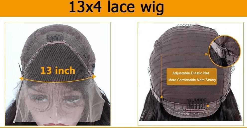 Transparent Lace Frontal Water Wave Human Hair Wigs