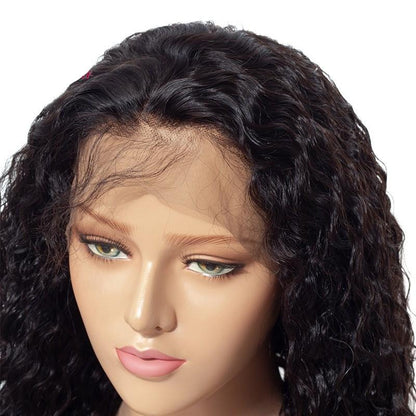 Transparent Lace Frontal Water Wave Human Hair Wigs