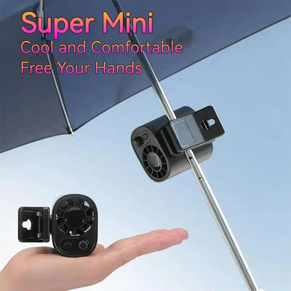 360° Rotatable 12V USB Rechargeable Portable Car Clip Fan