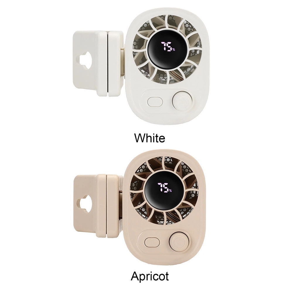360° Rotatable 12V USB Rechargeable Portable Car Clip Fan