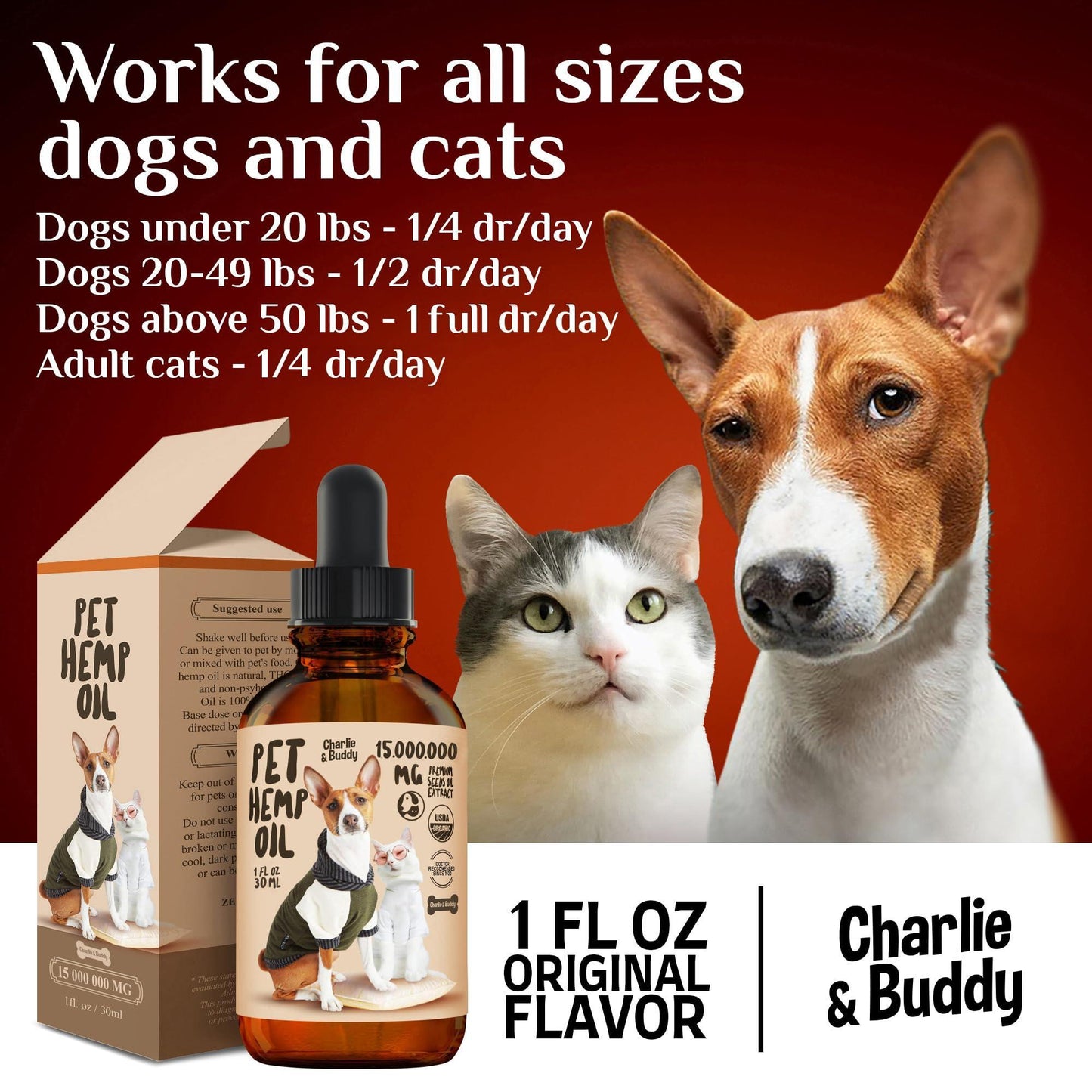 Charlie Buddy, Pet Hemp Oil