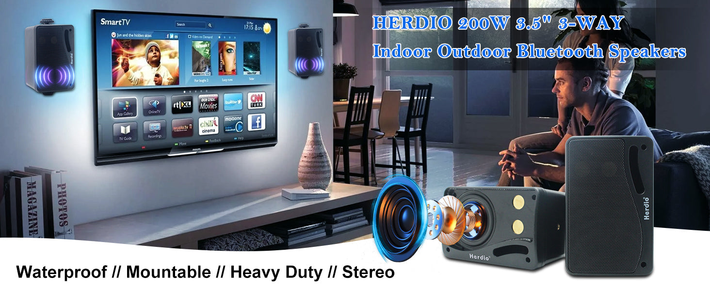 Herdio Outdoor Bluetooth Speaker