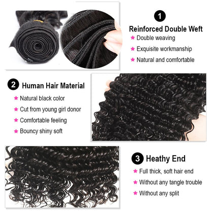 Brazilian Jerry Curl 10A Grade Human Hair