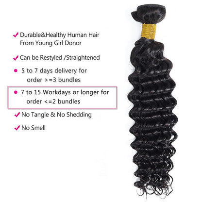 Deep Wave Human Hair bundles