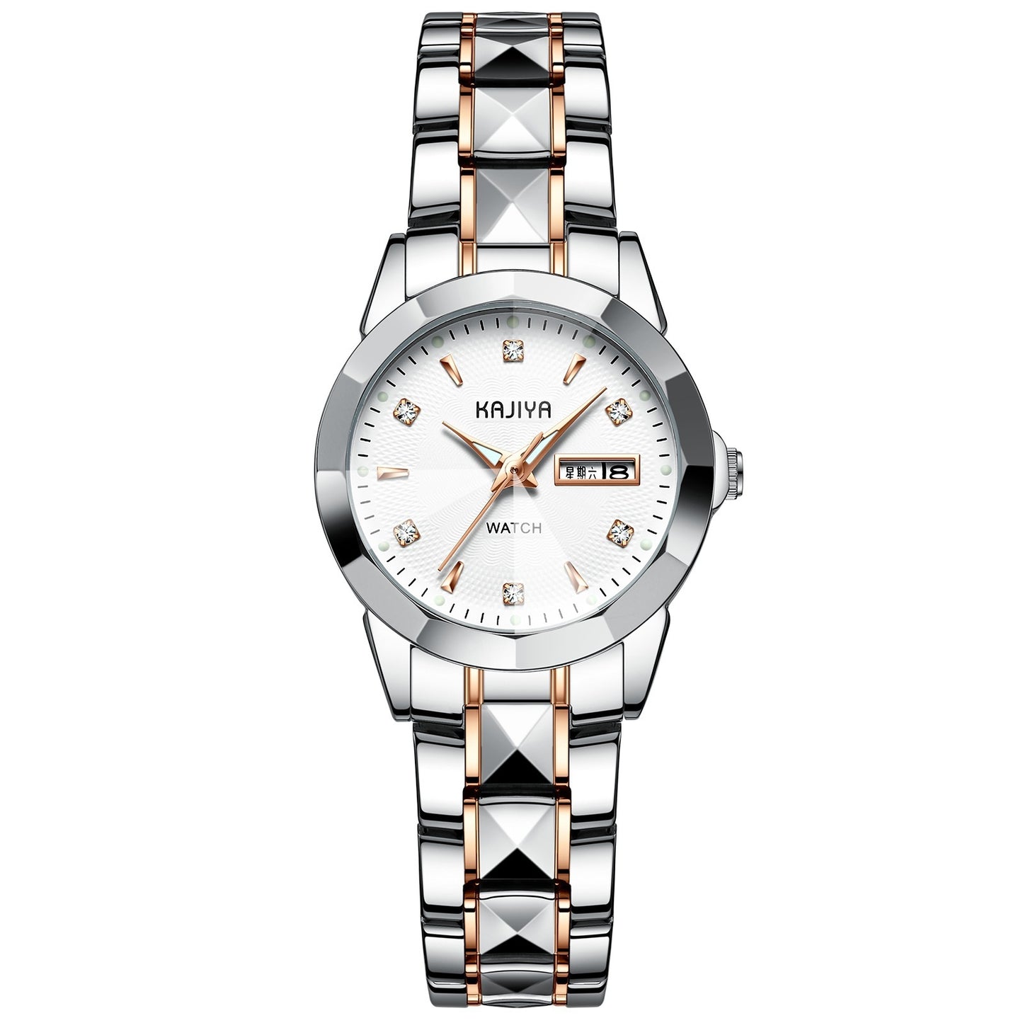 Waterproof Luminous Steel Band Ladies Watch Korean Version