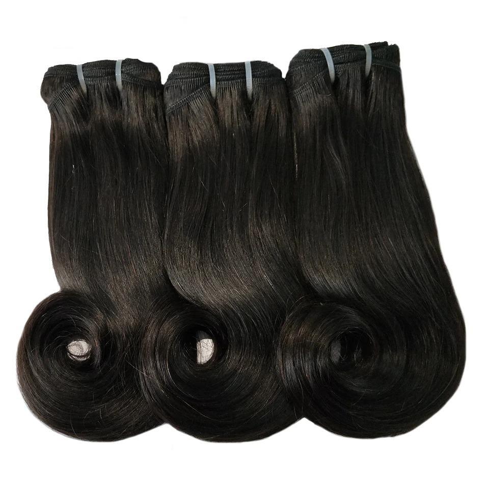 Straight Curve Fumi Human Hair bundles with 4x4 Closures