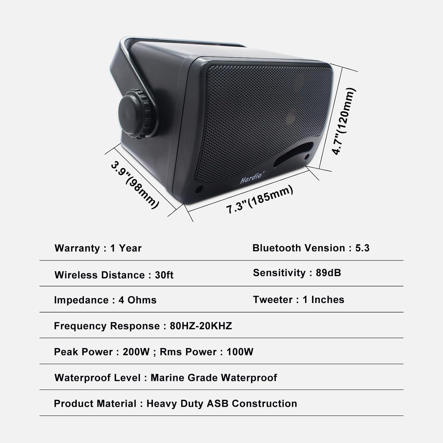 Herdio Outdoor Bluetooth Speaker