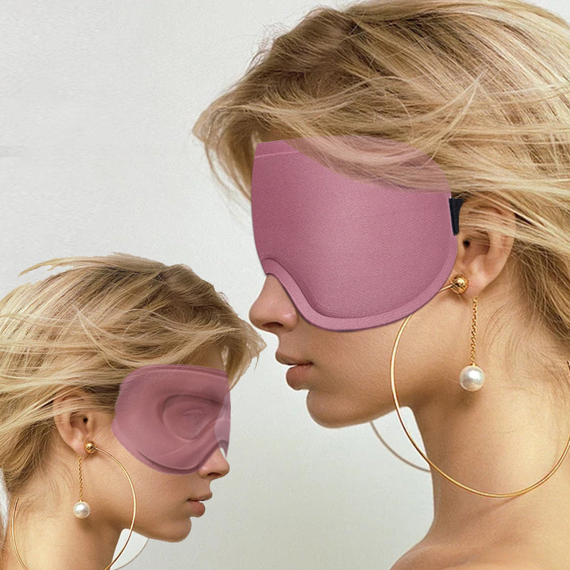 3D Contoured Blackout Eye Mask for Side Sleepers