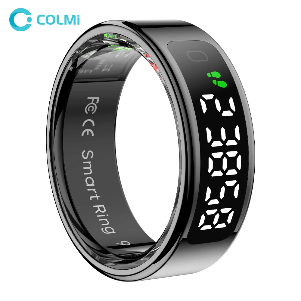 COLMI R12 Smart Ring with Display, Touchscreen, Wireless Charging & 5 ATM Waterproof