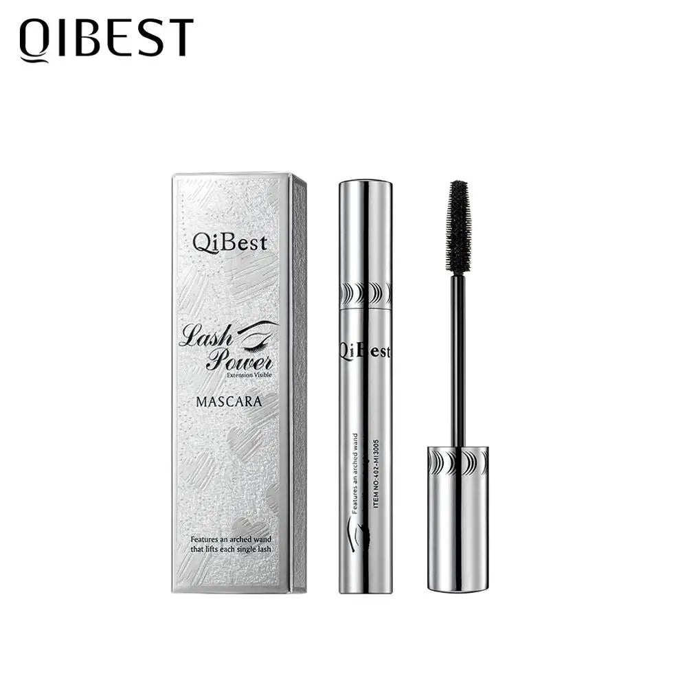 QIBEST 4D Black Mascara - Lengthening & Volume Waterproof Eyelash Makeup
