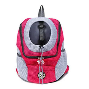 Portable Pet Dog Carrier Backpack – Front & Shoulder Mesh Travel Bag for Cats & Small Dogs