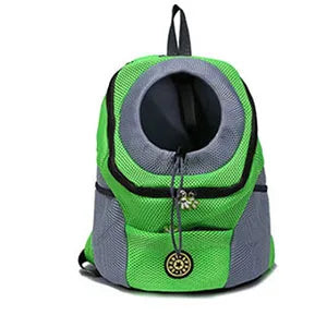 Portable Pet Dog Carrier Backpack – Front & Shoulder Mesh Travel Bag for Cats & Small Dogs