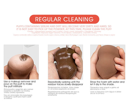 IMAGIC Beauty Sponge – Gourd Water Drop Makeup Puff for Wet & Dry Use