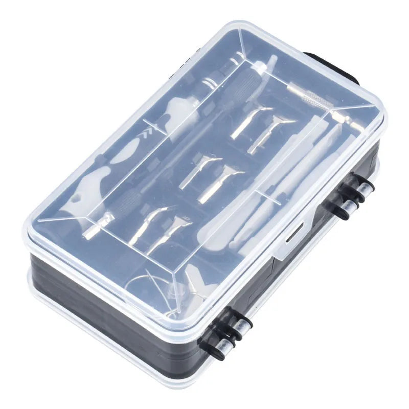 Labor-Saving Ratchet Screwdriver Set, Household Magnetic Toolbox with Torx Bits