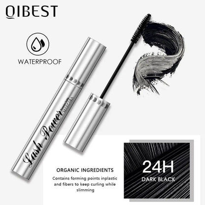 QIBEST 4D Black Mascara - Lengthening & Volume Waterproof Eyelash Makeup