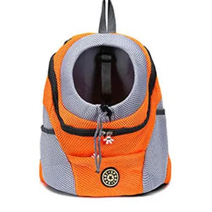 Portable Pet Dog Carrier Backpack – Front & Shoulder Mesh Travel Bag for Cats & Small Dogs