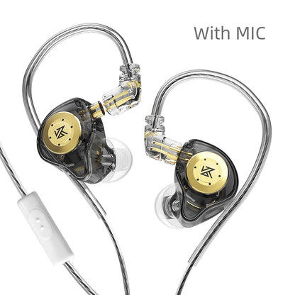 KZ EDX Pro HiFi Wired Earphones - Dynamic In-Ear Monitor with Noise Cancelling and Bass Stereo