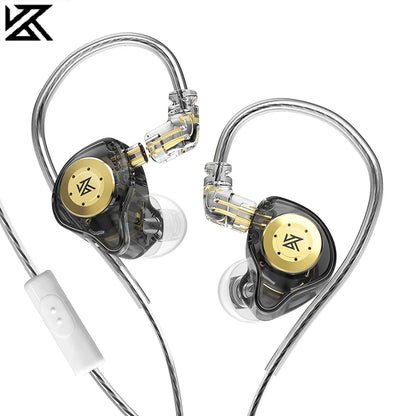 KZ EDX Pro HiFi Wired Earphones - Dynamic In-Ear Monitor with Noise Cancelling and Bass Stereo