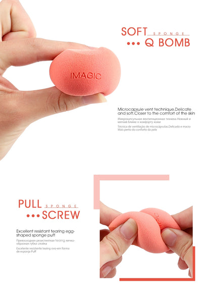 IMAGIC Beauty Sponge – Gourd Water Drop Makeup Puff for Wet & Dry Use
