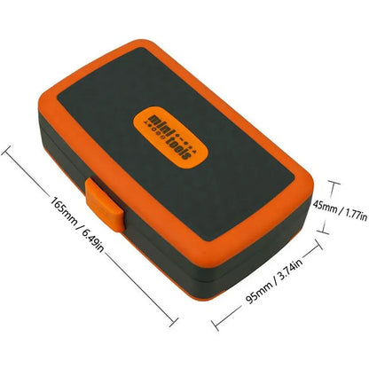 Labor-Saving Ratchet Screwdriver Set, Household Magnetic Toolbox with Torx Bits
