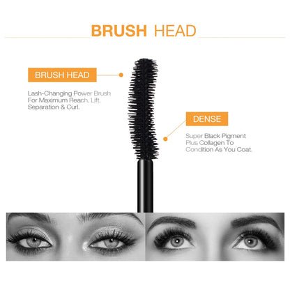 O.TWO.O 3D Lengthening Mascara – Black Lash Extension & Long-Wearing Beauty Makeup