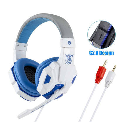 Professional LED Light Wired Gaming Headphones with Microphone, Bass Stereo PC/PS4/PS5/Xbox Gaming Headset