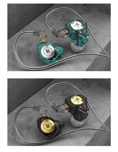 KZ EDX Pro HiFi Wired Earphones - Dynamic In-Ear Monitor with Noise Cancelling and Bass Stereo