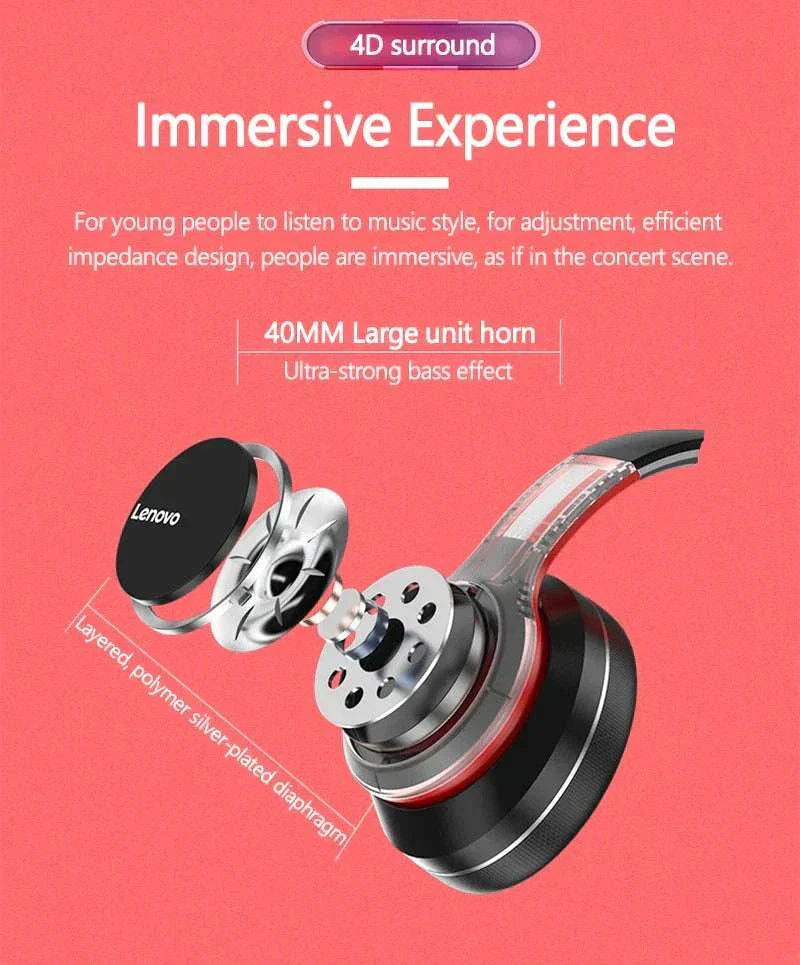 Lenovo HD200 Bluetooth Earphones