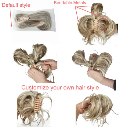 StrongBeauty 12" Clip-on Synthetic Ponytail Hair Extension with Jaw Claw