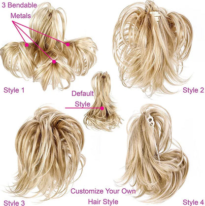 StrongBeauty 12" Clip-on Synthetic Ponytail Hair Extension with Jaw Claw