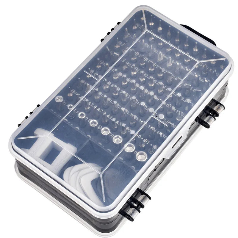 Labor-Saving Ratchet Screwdriver Set, Household Magnetic Toolbox with Torx Bits