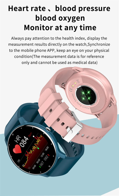 LIGE 2025 Smartwatch for Ladies, Full Touch Screen, Sports Fitness Tracker, IP67 Waterproof, Bluetooth for Android/iOS