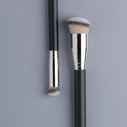 OVW Natural Goat Hair Makeup Brushes Set - Professional Blending & Smudging Kit