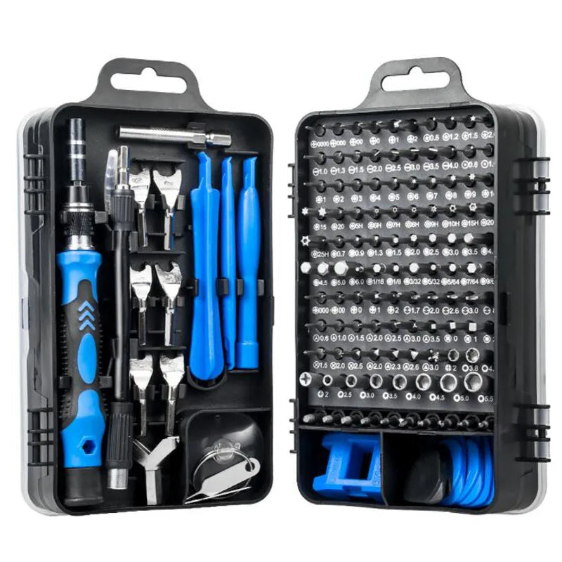Labor-Saving Ratchet Screwdriver Set, Household Magnetic Toolbox with Torx Bits