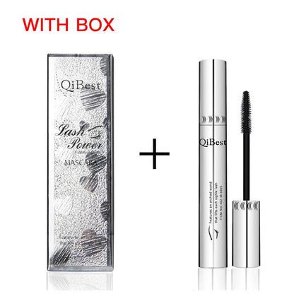 QIBEST 4D Black Mascara - Lengthening & Volume Waterproof Eyelash Makeup