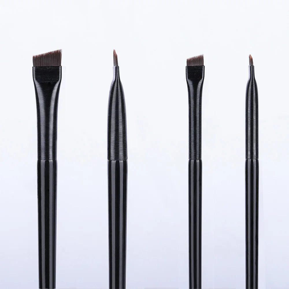 OVW Natural Goat Hair Makeup Brush Set - Professional Blending, Smudging & Shader Kit