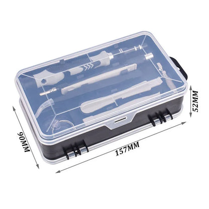 Labor-Saving Ratchet Screwdriver Set, Household Magnetic Toolbox with Torx Bits
