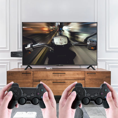 Retro Video Game Console - 2.4G Wireless Game Stick, 4K, 20000 Games, 64GB Portable Dendy Console for GBA/FC/PS1/MD