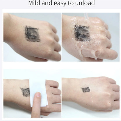 QIBEST 4D Black Mascara - Lengthening & Volume Waterproof Eyelash Makeup